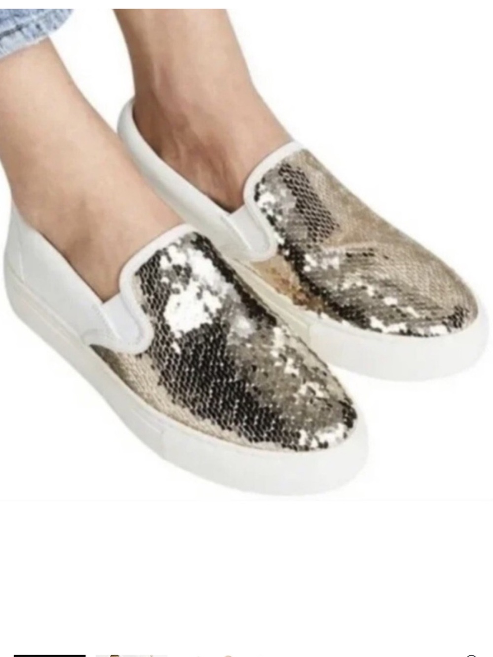Tory Burch Carter Sequin slip on sneakers
